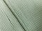 Green Cotton Solid Double Gauze Reorderable Woven Fabric By the Yard